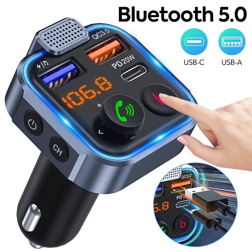 Car wireless bluetooth fm - wireless, 5.0