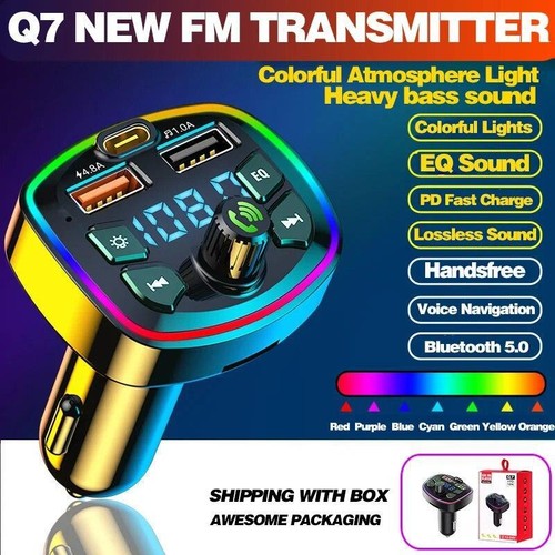 Bluetooth car wireless fm - bluetooth, 5.0